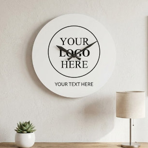 Relógio Grande Logotipo Promocional Personalizado – Sem Pedido Mí