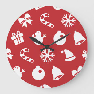 Relógio Grande Lolailo 12 Feliz Natal/Feliz Navidad