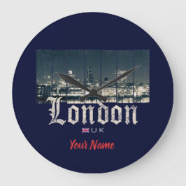 Relógio Grande London Uk Skyline Reino Unido England vintage