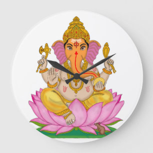Relógio Grande Lord Ganesha Clock