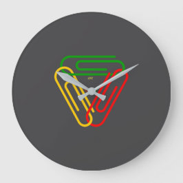 Relógio Grande Love - Peace - Unity