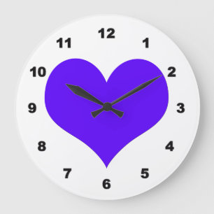 Relógio Grande Love Time Acrylic Wall Clock