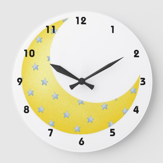 Relógio Grande Lua crescente (Frente)