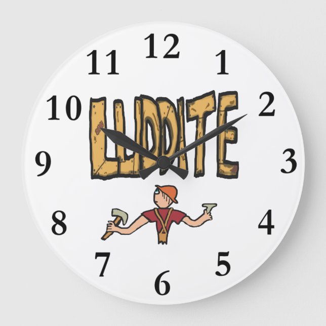 Relógio Grande Luddite (Frente)