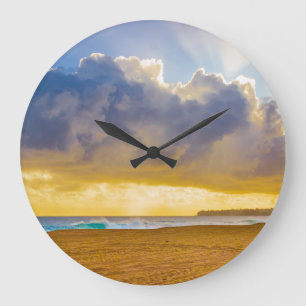 Relógio Grande Lumahai Beach, Kauai, Havaí