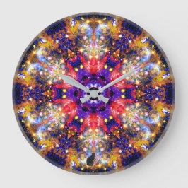 Relógio Grande Lustrous Stellar Kaleid