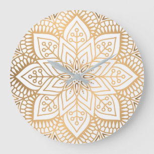 Relógio Grande Luxury Mandala 31