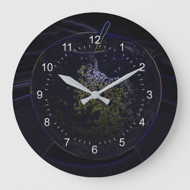 Relógio Grande maçã ouro (Frente)