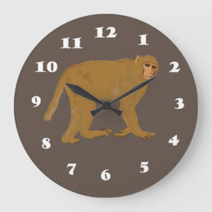 Relógio Grande Macaco