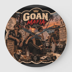 Relógio Grande Máfia de Goa – Camiseta Orgulho de Goa