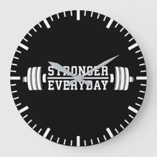Relógio Grande Mais Forte Todos Os Dias - Inspiração De Workout