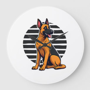 Relógio Grande Malinois Belga (2)