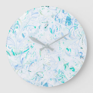 Relógio Grande Mandala Abstrata