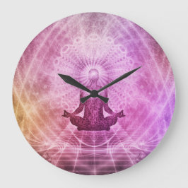 Relógio Grande Mandala Clock