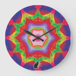Relógio Grande Mandril Kaleidoscope