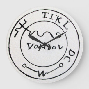 RELÓGIO GRANDE MAPA DE TRATAMENTO ANTICO TALISMAN/PIRATAS