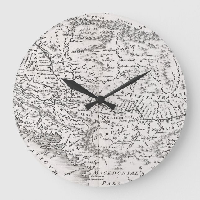 RELÓGIO GRANDE MAPA: PANNONIA (Frente)