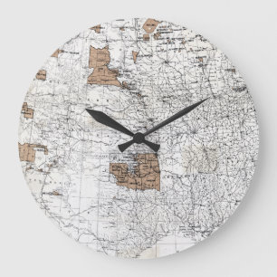 RELÓGIO GRANDE MAPA: RESERVAS, 1888