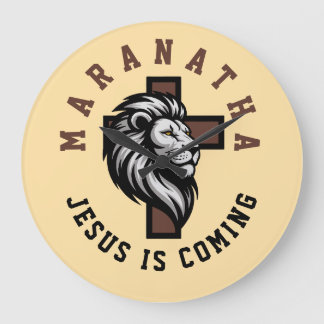 Relógio Grande Maranata Jesus está vindo