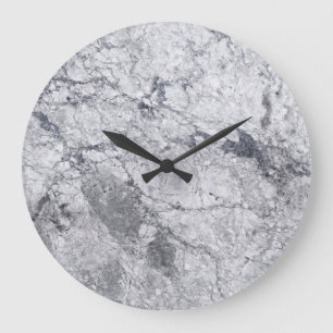 Relógio Grande Marble Stone Pattern Acrylic Wall Clock