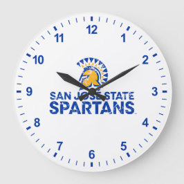 Relógio Grande Marca de palavras do logotipo Spartans do estado d
