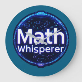 Relógio Grande Math Teacher Math Whisperer