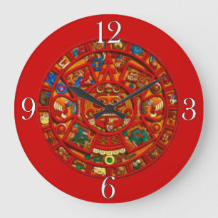 Relógio Grande Mayan Sun Calendar Aztec Mexican History Clock