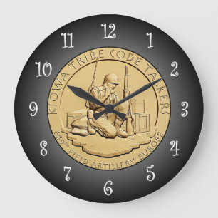 Relógio Grande Medalha de bronze de conversores de código de trib