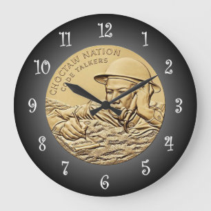 Relógio Grande Medalha de bronze dos conversores de código chocta