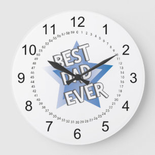 Relógio Grande Melhor Pai Nunca