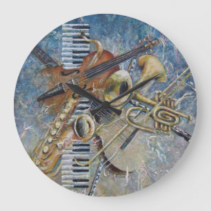Relógio Grande Melodyclock abstrato