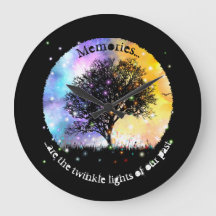 Memórias são luzes brilhantes do céu cósmico passa