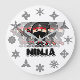 Relógio Grande Menino Ninja