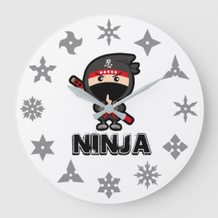 Relógio Grande Menino Ninja