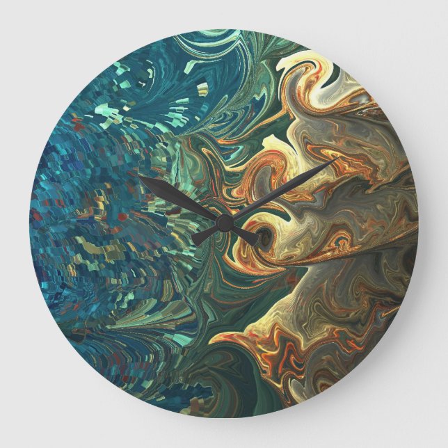 RELÓGIO GRANDE MERGULHO DO BOMBEIRO - REDONDO (Frente)