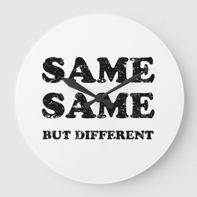 RELÓGIO GRANDE MESMO MESMO, MAS DIFERENTE (Frente)