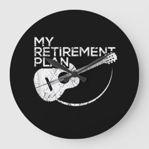 Relógio Grande Meu Plano De Aposentação Músicos Engraçados De Vio