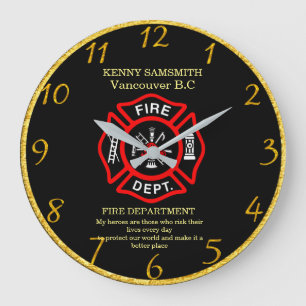 Relógio Grande Meus heróis são aqueles que arriscam suas vidas to