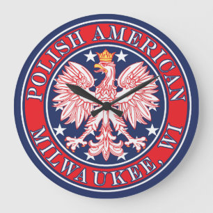 Relógio Grande Milwaukee Wisconsin Polonês