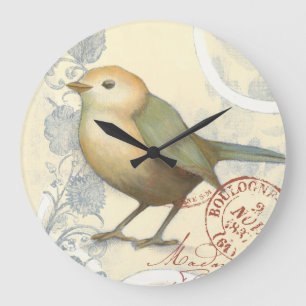 Relógio Grande Minigráfico Amarelo e Verde no fundo da vinhagem