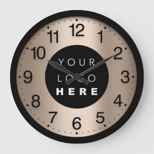 Relógio Grande Minimalismo da empresa Logotipo personalizado da R