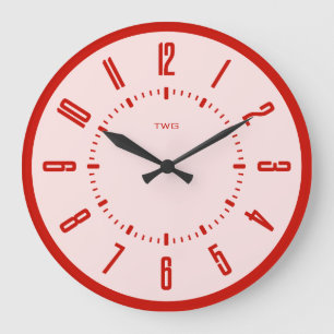 Relógio Grande Minimalista Moderno Personalizado