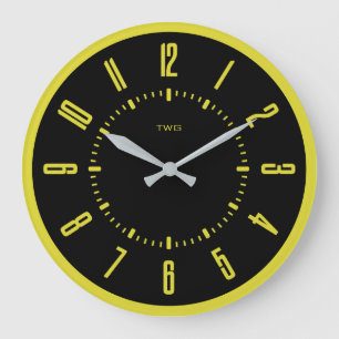 Relógio Grande Minimalista Moderno Personalizado