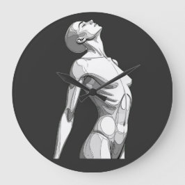 Relógio Grande Modern Android Sketch - Minimalist Wall Clock