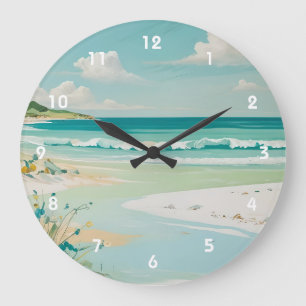 Relógio Grande Modo de Exibição Costeira Calm