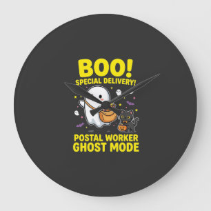 Relógio Grande Modo Fantasma do Trabalhador Postal Design de Hall