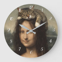 Mona Lisa Com Gato Adormecido