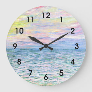 Relógio Grande Monet - Pôr do sol em Pourville