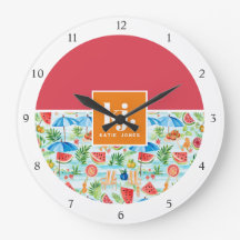 Monograma de Na moda de Verão divertido