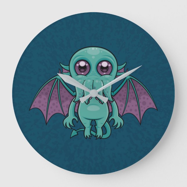 Relógio Grande Monstro de Cthulhu, Bebê Cento (Frente)